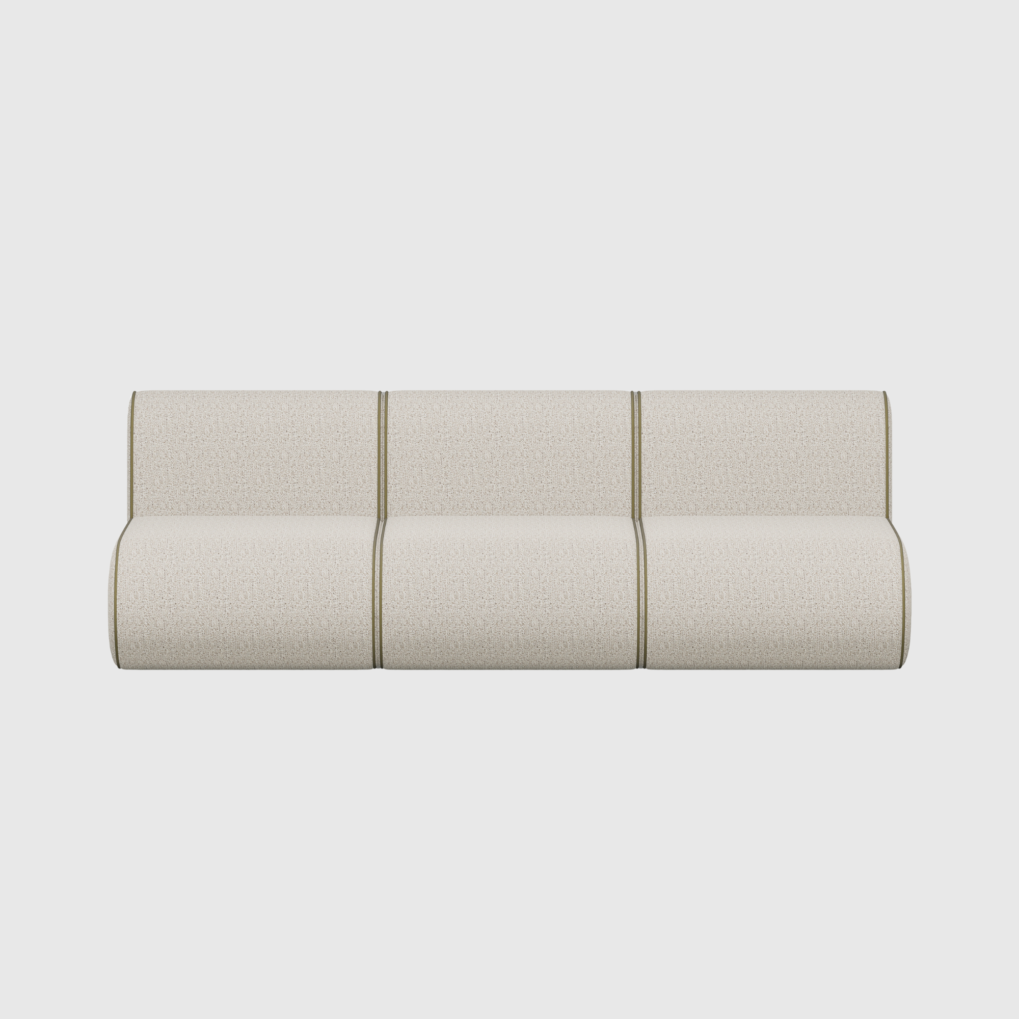Curv Modular Sofa - 3 Seater Armless