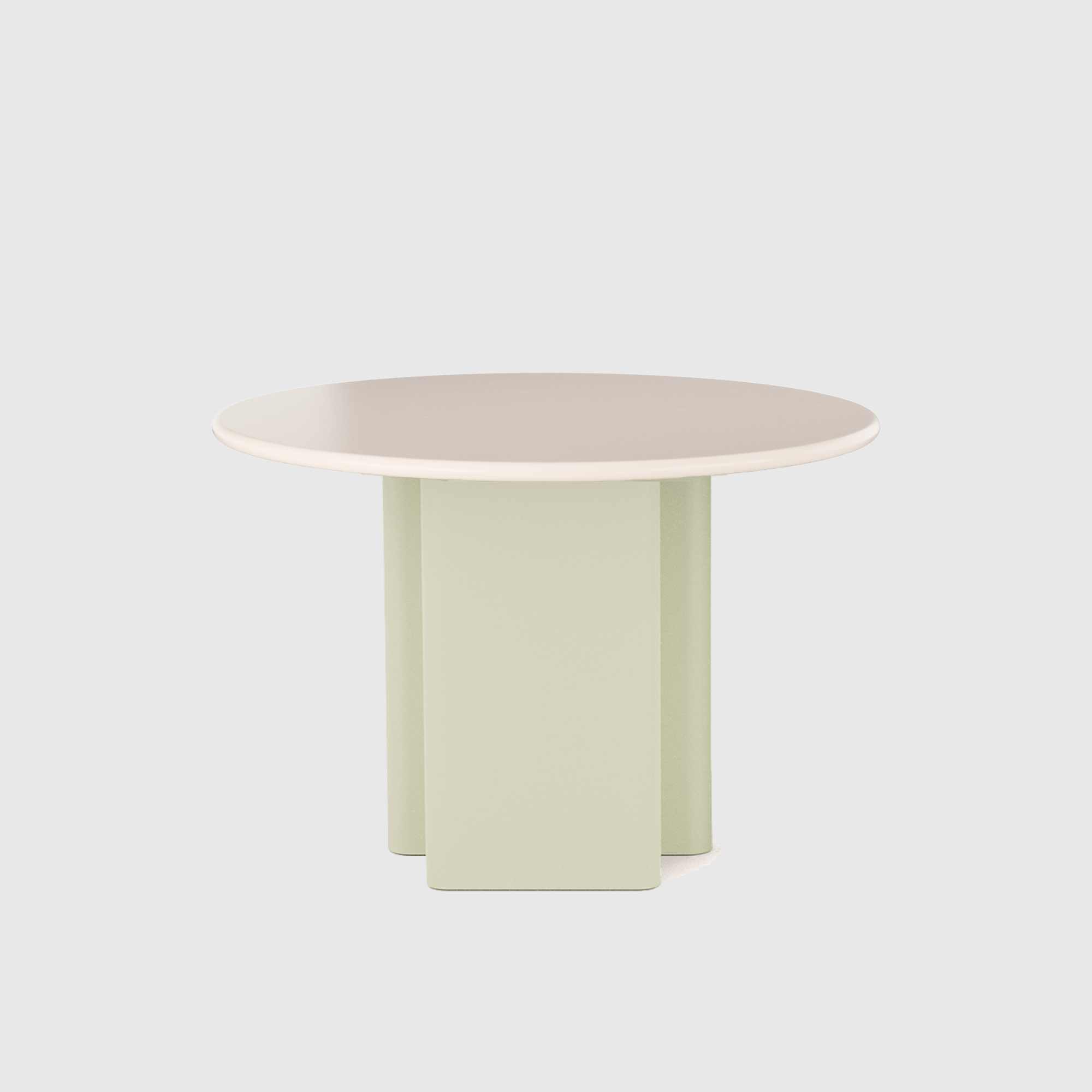 Flow Dining Table - Ivory & Mint