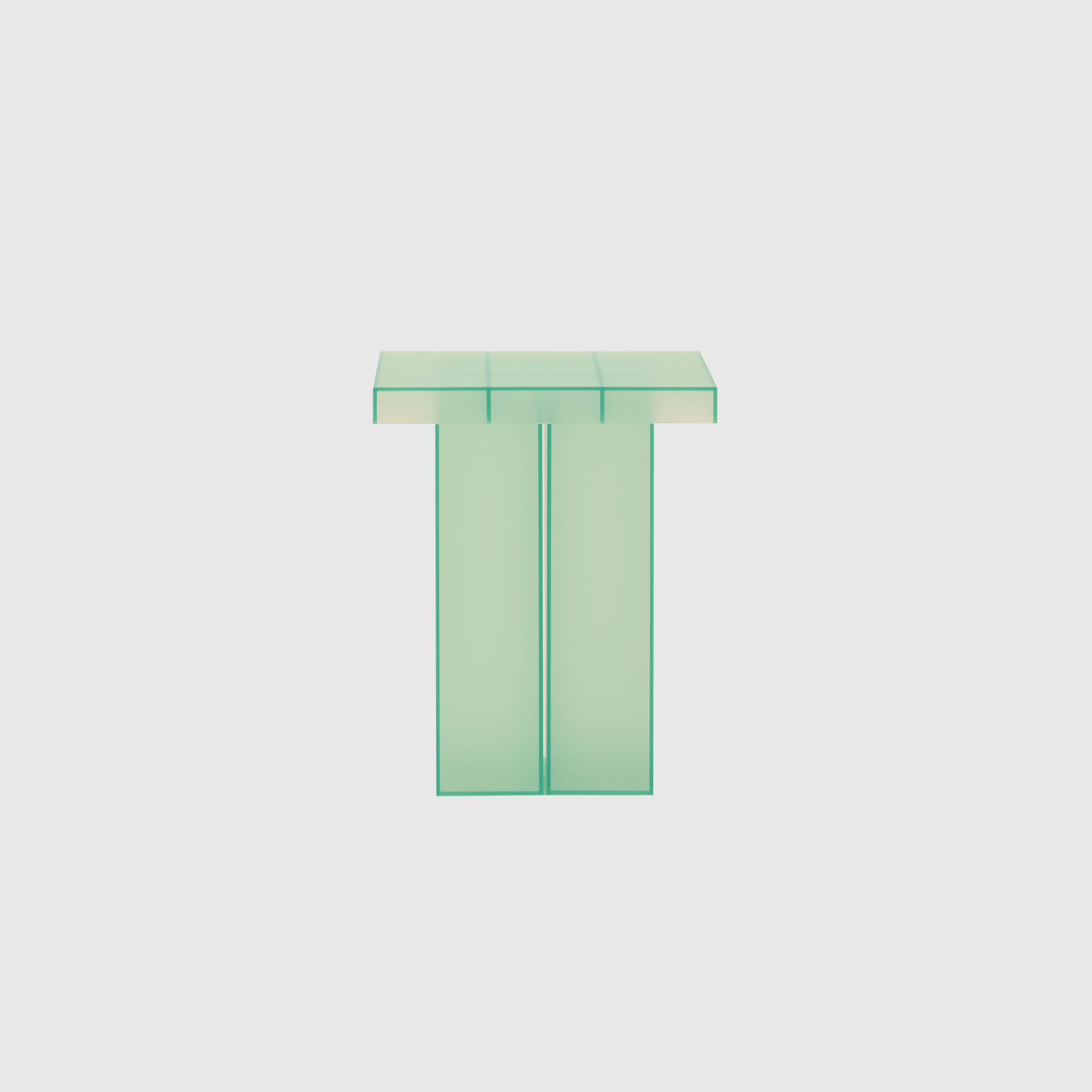 Cube Side Table - Mint