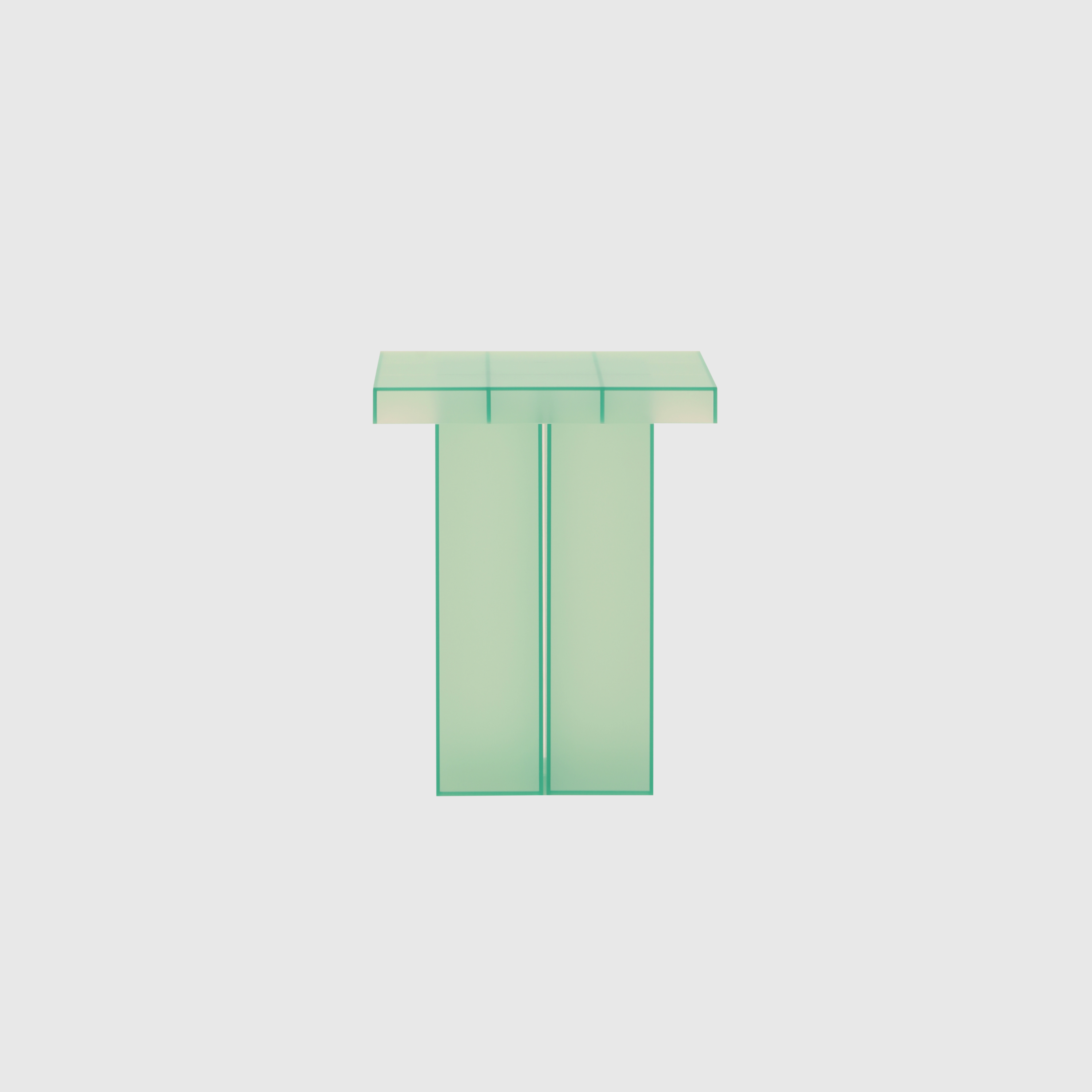 Cube Side Table - Mint