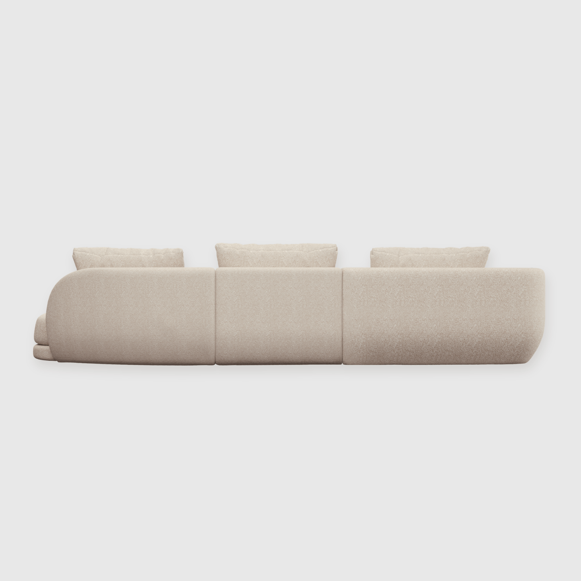 Cirra Sofa - 3 Seater Chaise Sofa