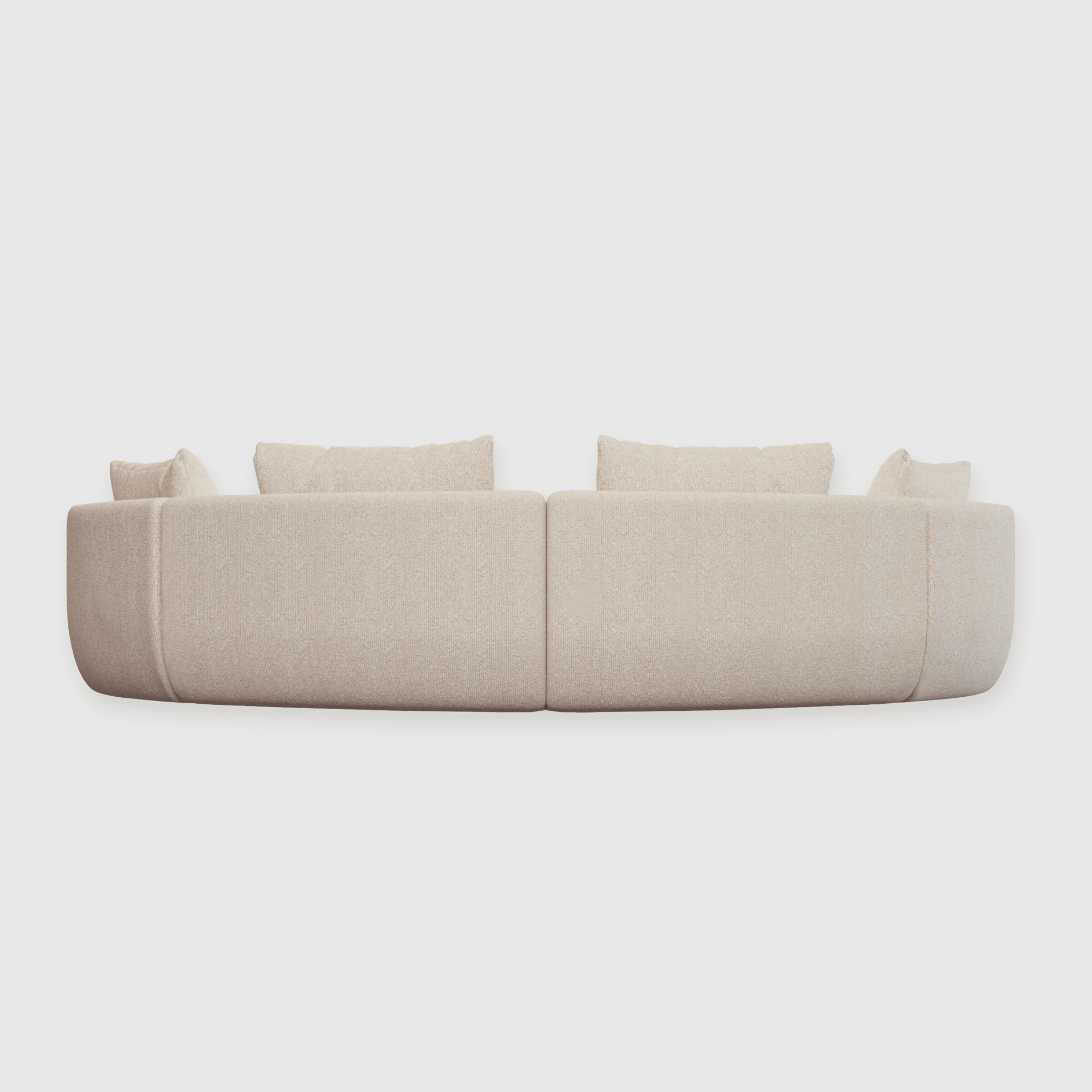 Cirra Sofa - 4 Seater Curved Sofa