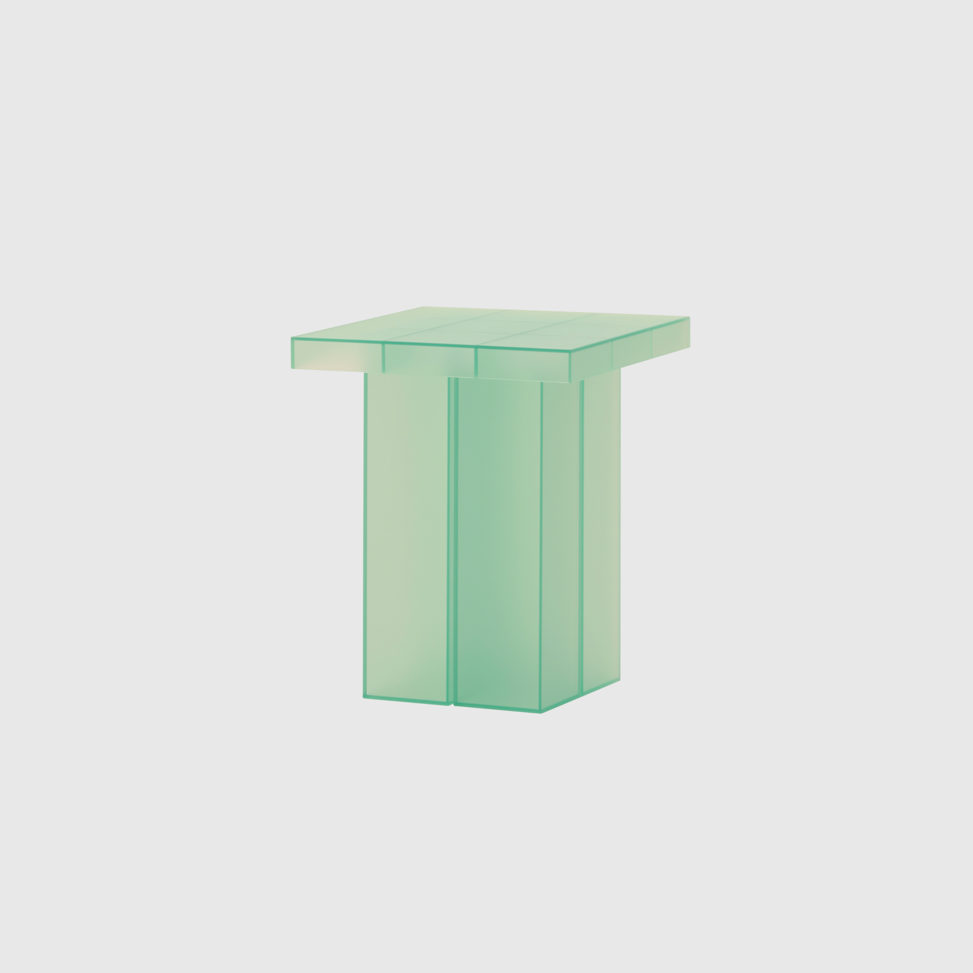 Cube Side Table - Mint