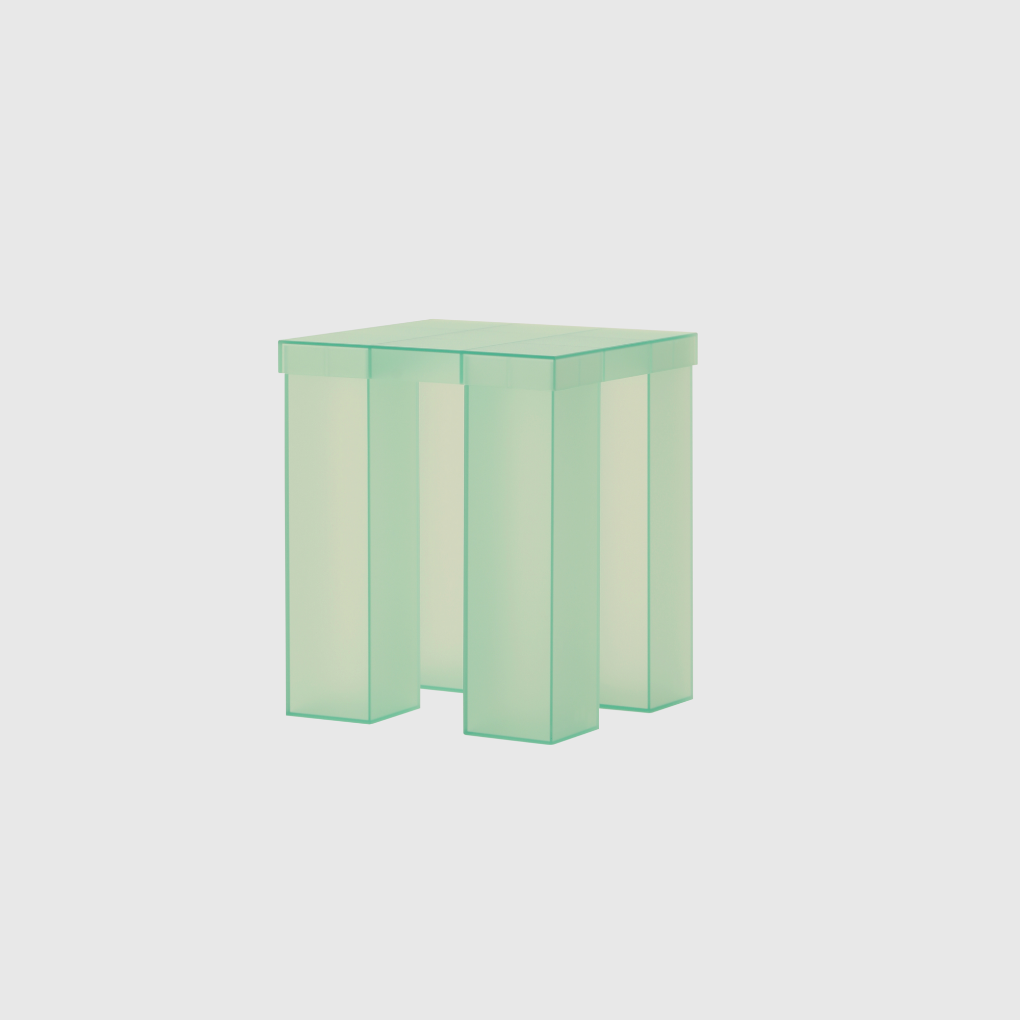 Cube Side Table - Mint