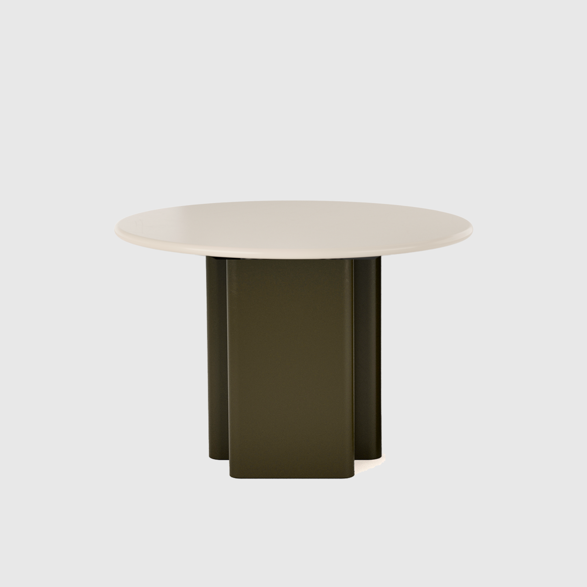 Flow Dining Table - Ivory & Olive