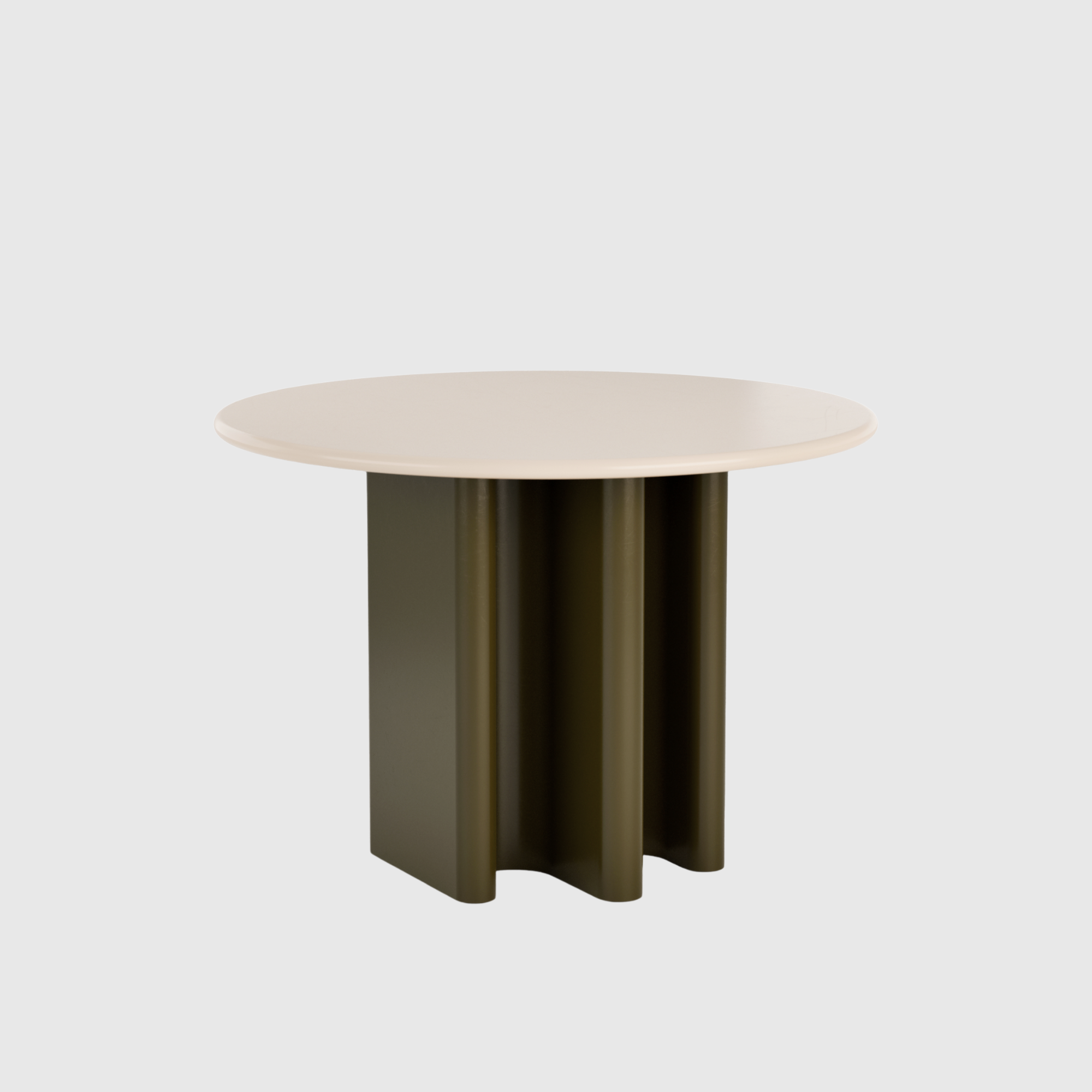 Flow Dining Table - Ivory & Olive