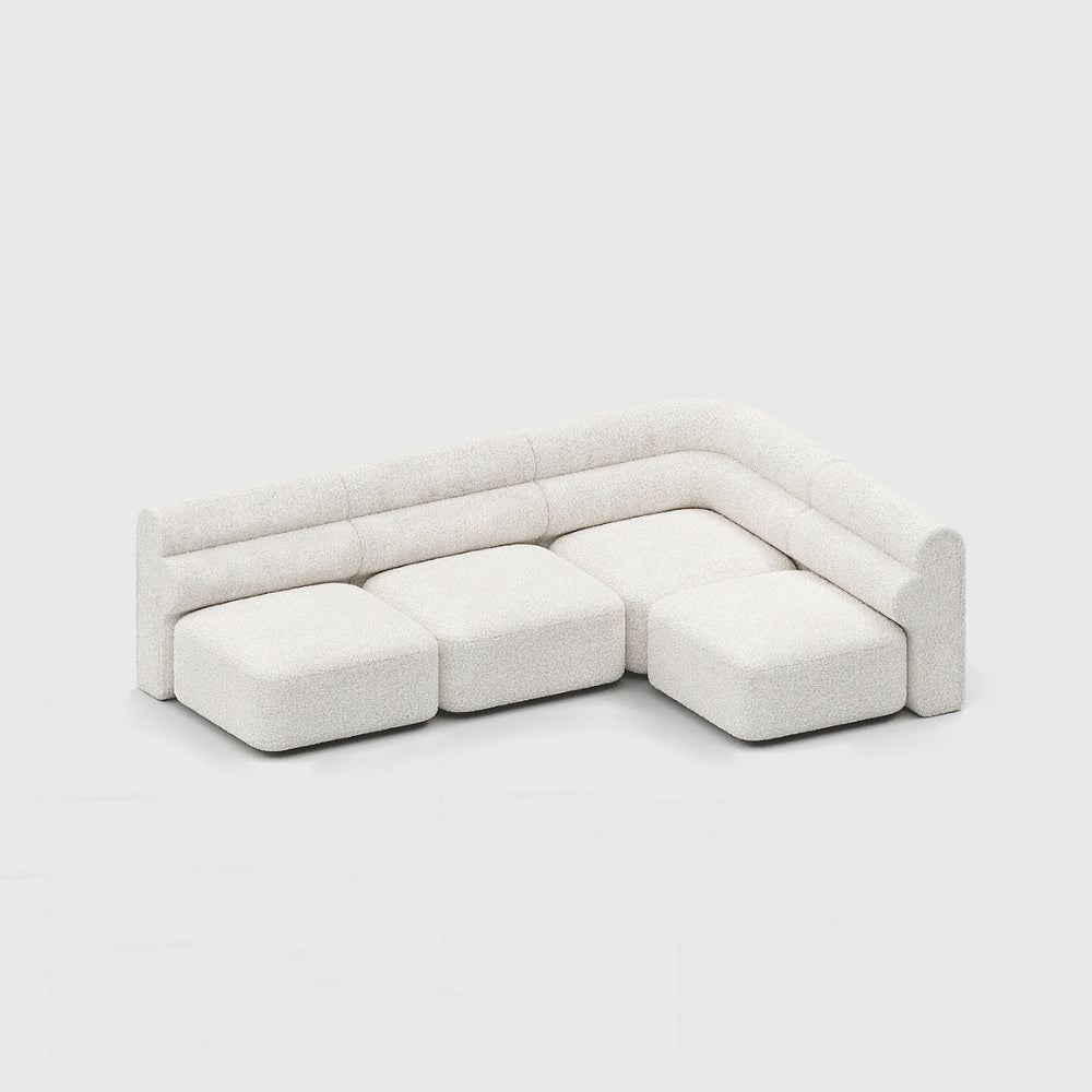 Loaf Modular Sofa - 3 Seater Armless Chaise