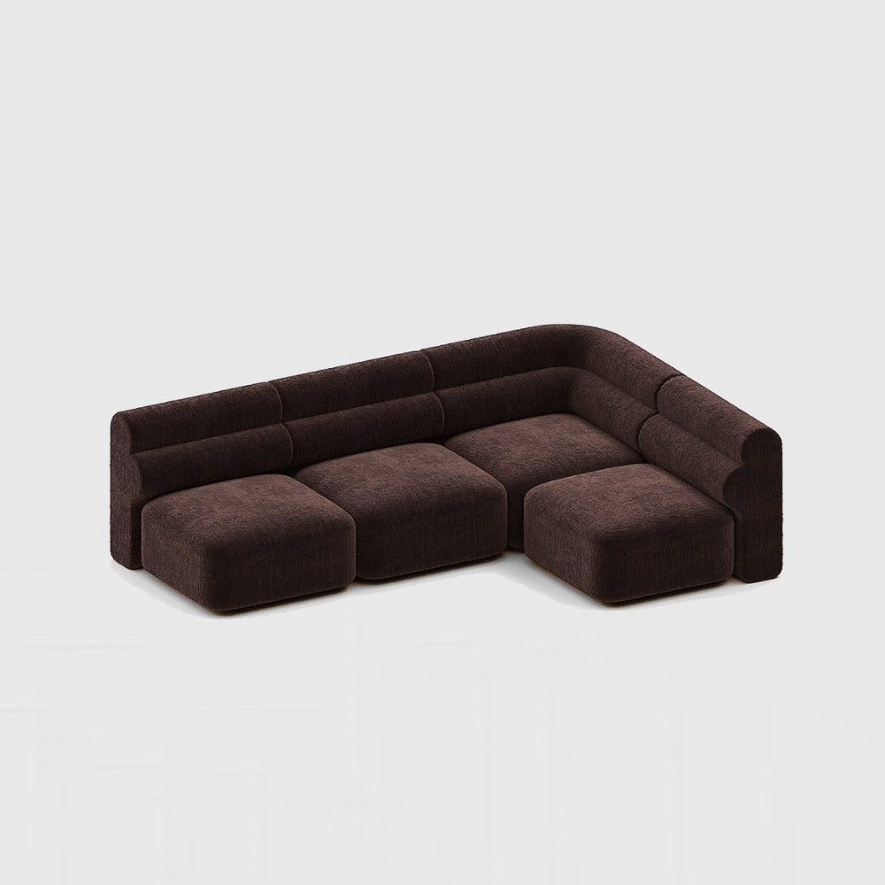 Loaf Modular Sofa - 3 Seater Armless Chaise