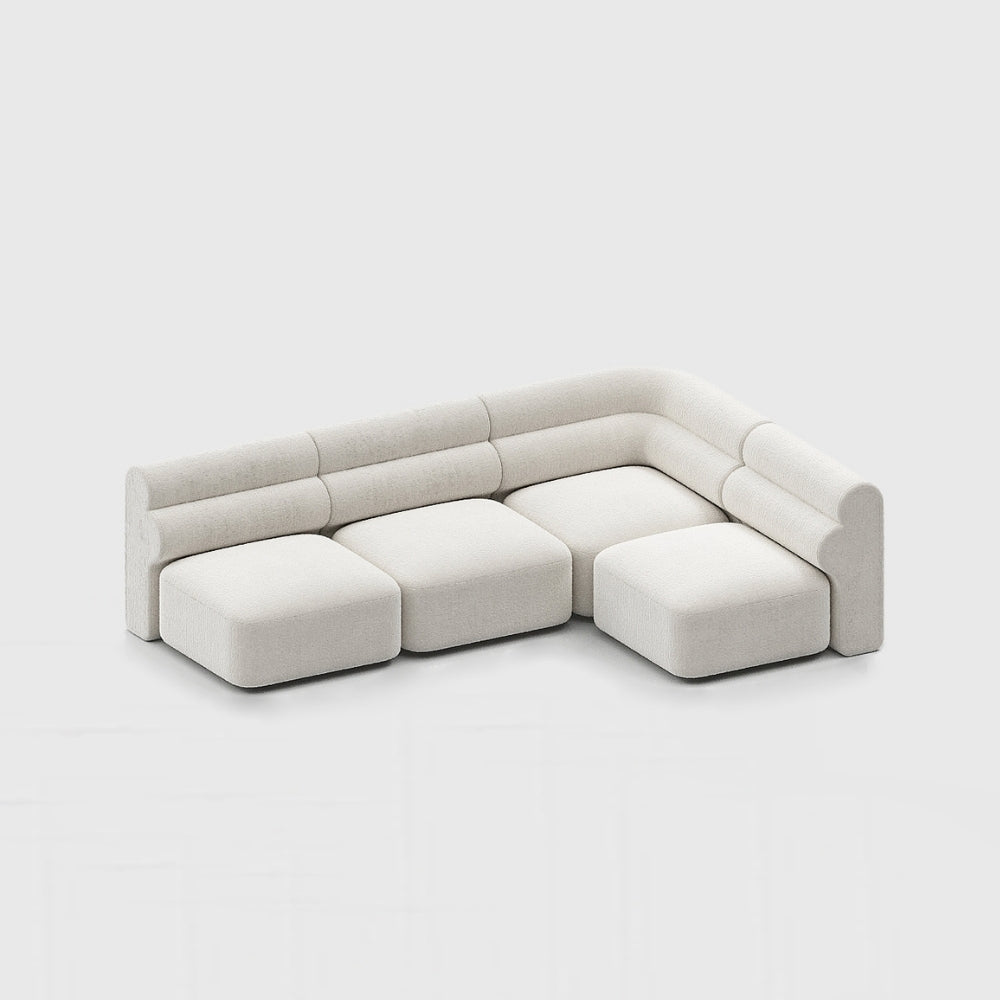 Loaf Modular Sofa - 3 Seater Armless Chaise