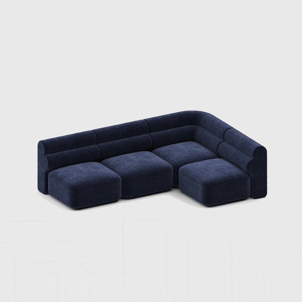 Loaf Modular Sofa - 3 Seater Armless Chaise