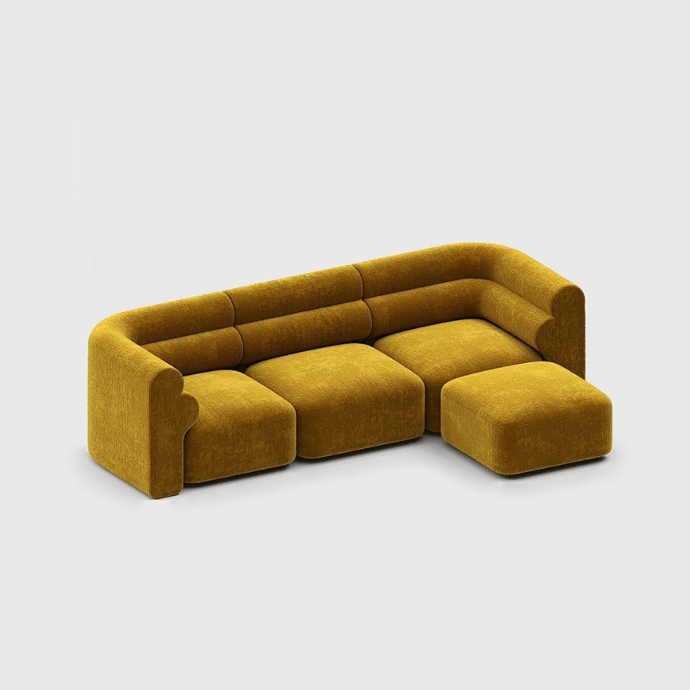 Loaf Modular Sofa - 3 Seater Chaise