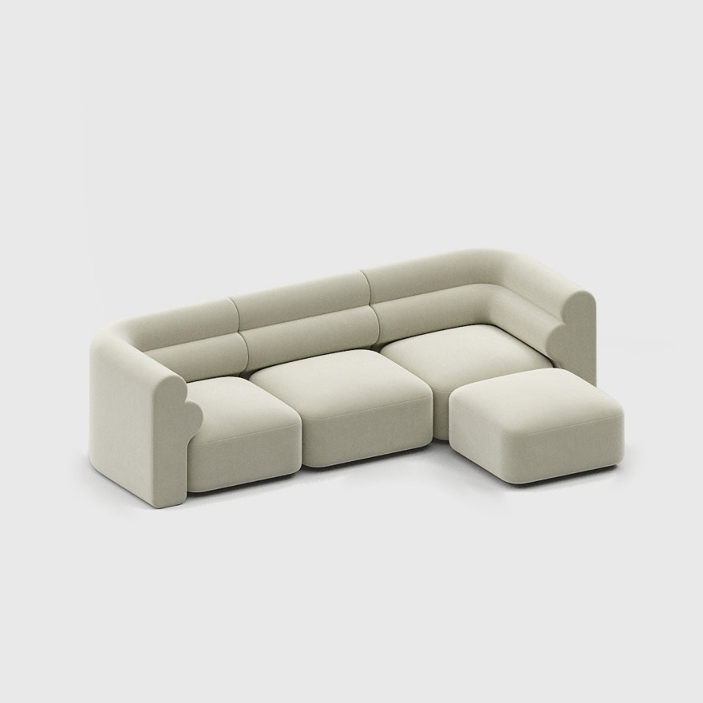 Loaf Modular Sofa - 3 Seater Chaise
