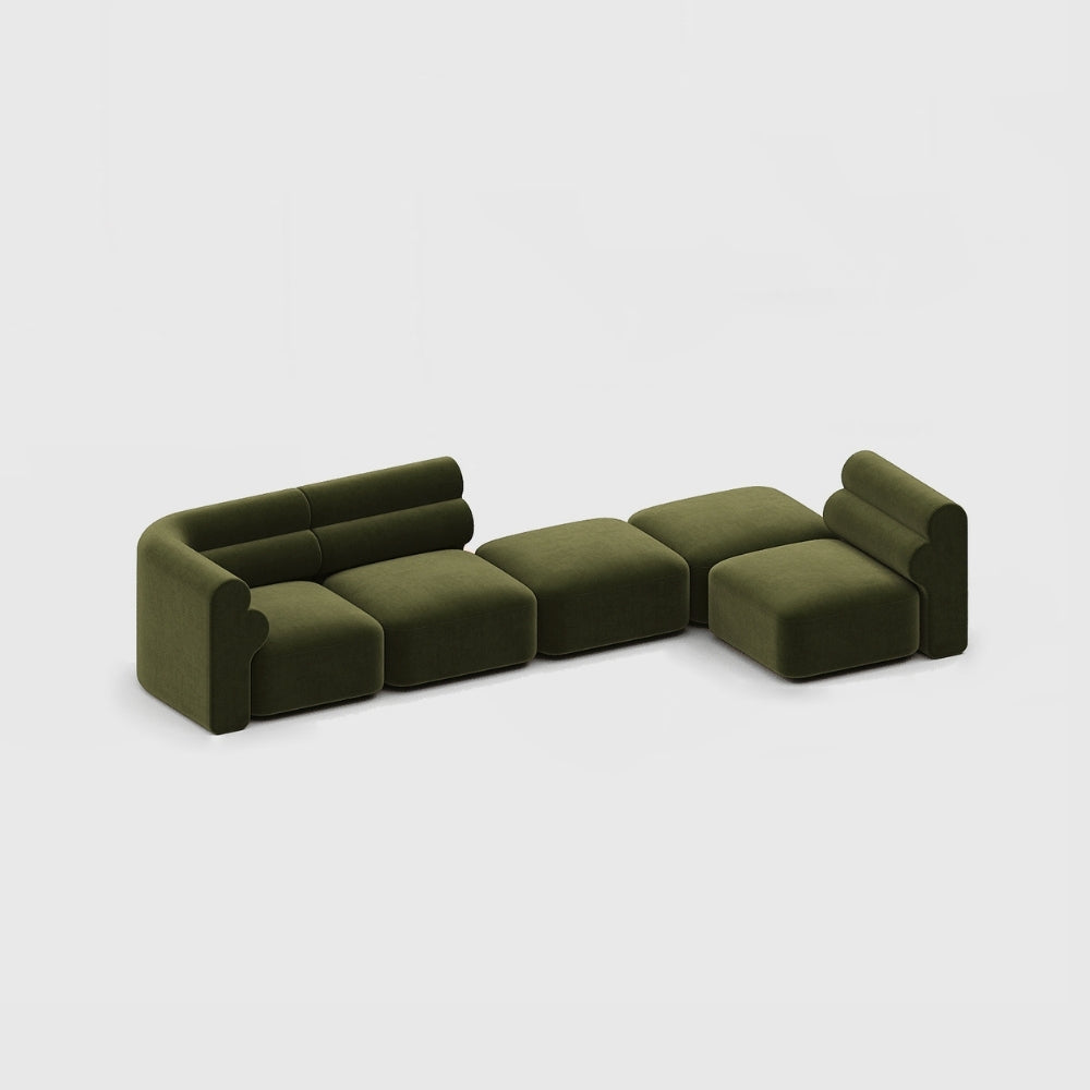 Loaf Modular Sofa - 5 Pieces Configuration