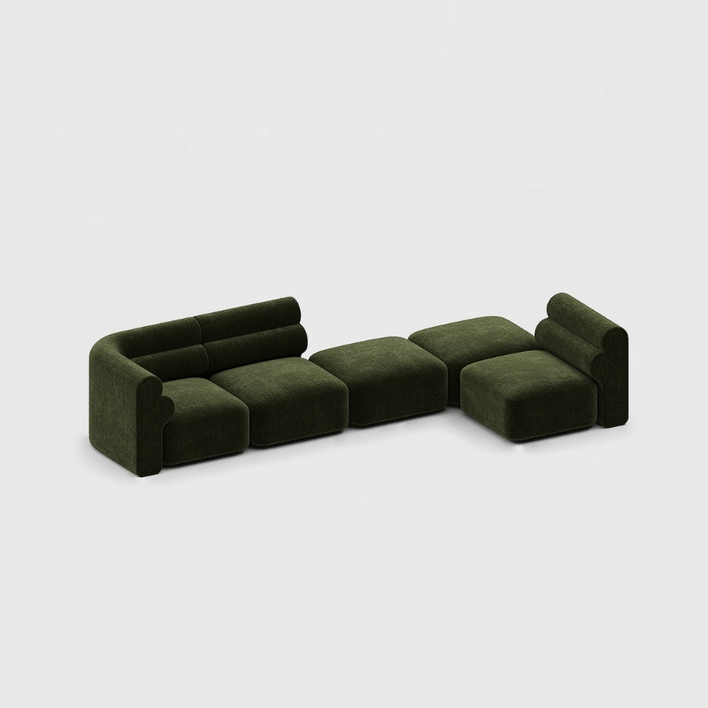 Loaf Modular Sofa - 5 Pieces Configuration