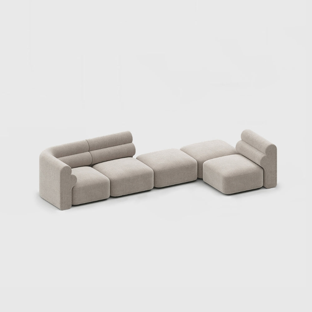 Loaf Modular Sofa - 5 Pieces Configuration