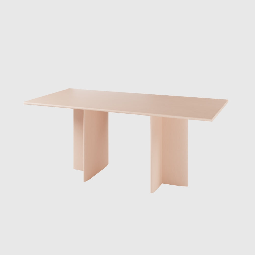 Iris Long Table - Peach